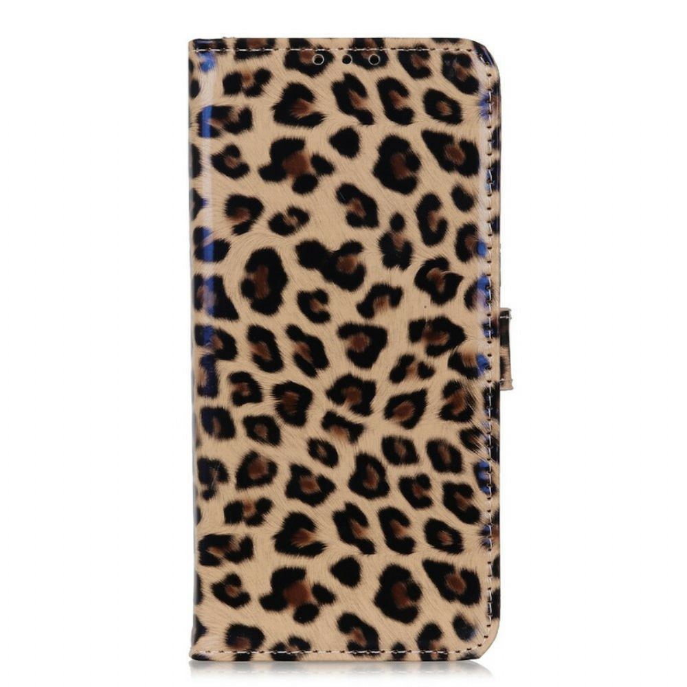 Flip Case Für iPhone 13 Leopard