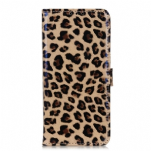 Flip Case Für iPhone 13 Leopard