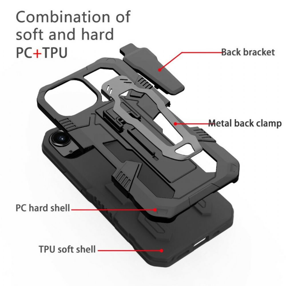 Handyhülle Für iPhone 13 Roboter Mit Gürtelclip