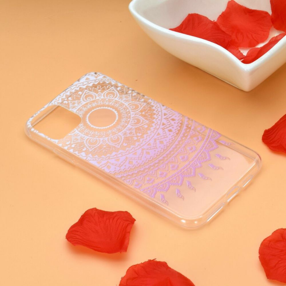 Handyhülle Für iPhone 13 Transparentes Farbiges Mandala