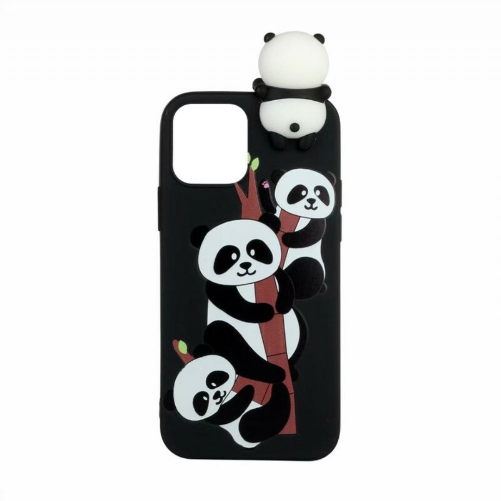 Hülle Für iPhone 13 Pandas Auf Bambus 3d