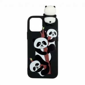 Hülle Für iPhone 13 Pandas Auf Bambus 3d