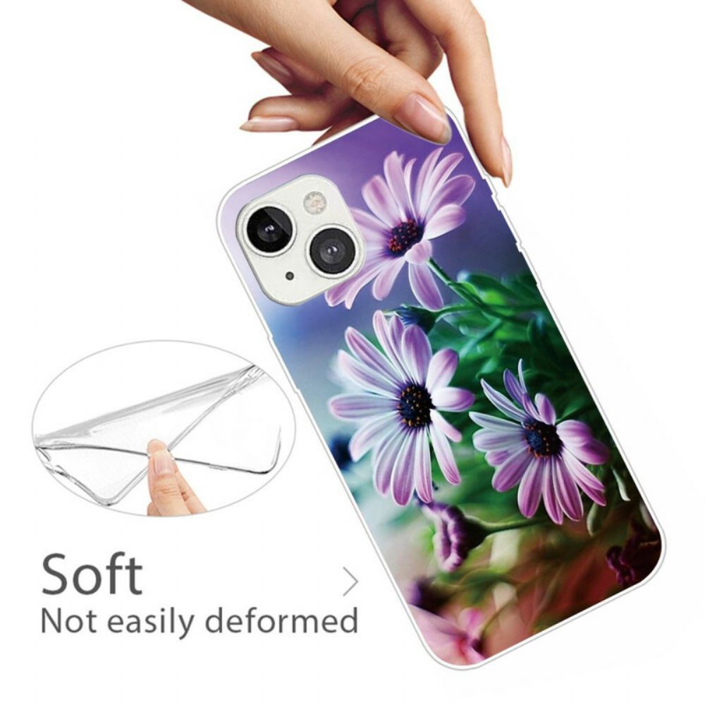 Hülle Für iPhone 13 Realistische Blumen