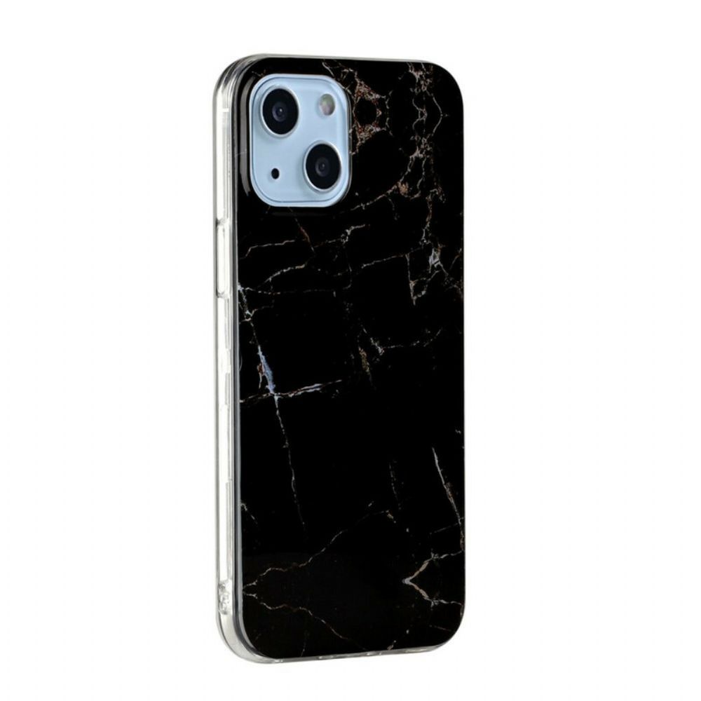 Hülle Für iPhone 13 Vereinfachter Marmor