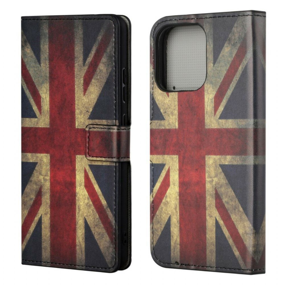 Lederhüllen Für iPhone 13 England-flagge