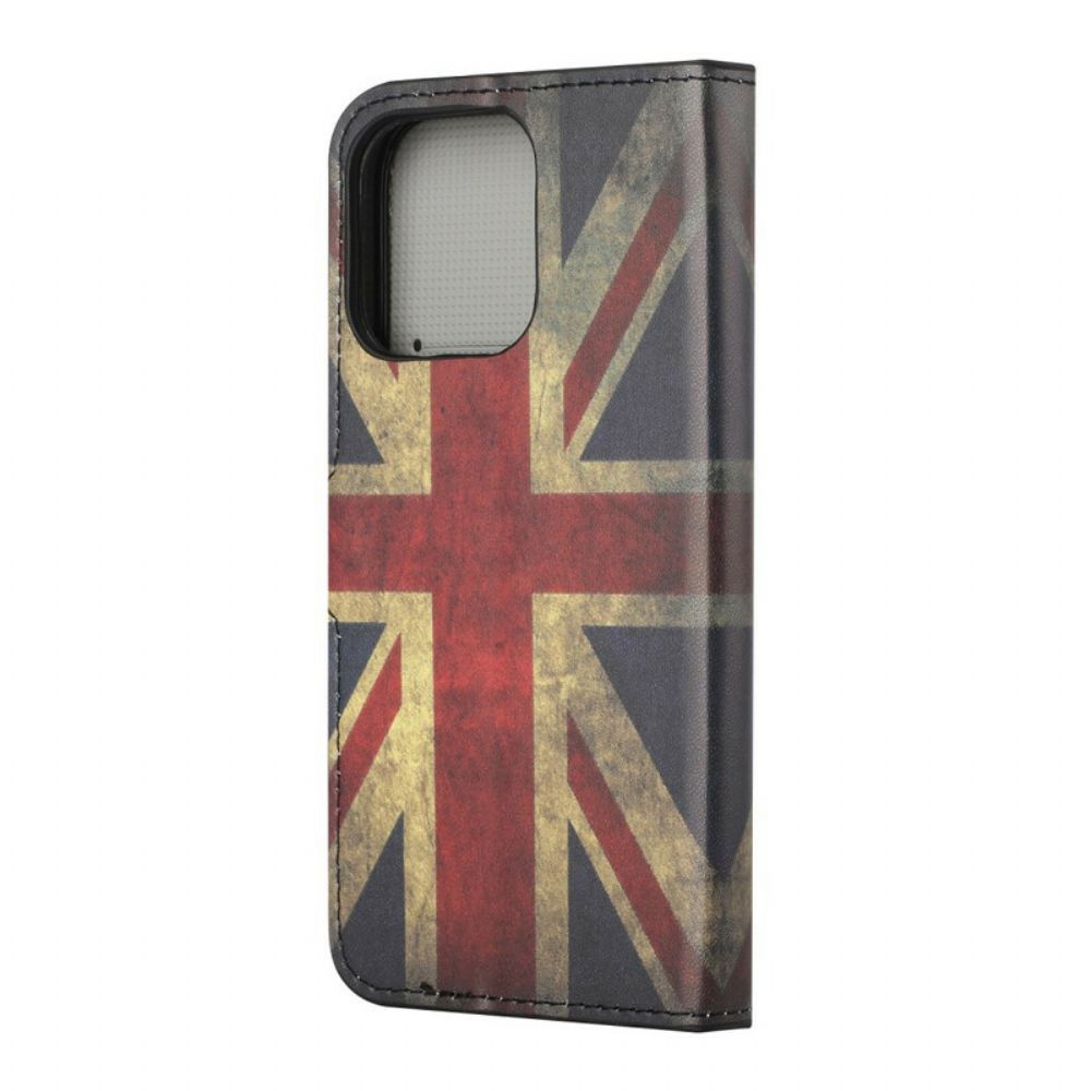 Lederhüllen Für iPhone 13 England-flagge