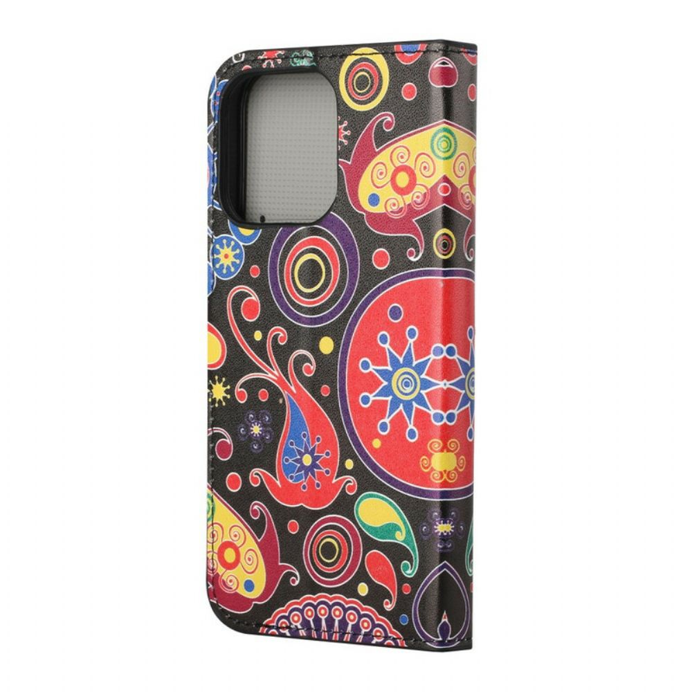 Lederhüllen Für iPhone 13 Galaxy-design