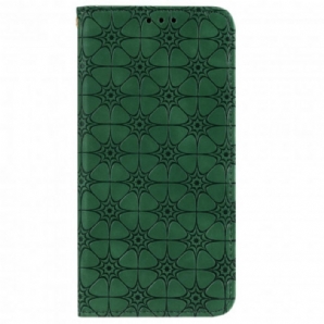 Schutzhülle Für iPhone 13 Flip Case Barockblumen