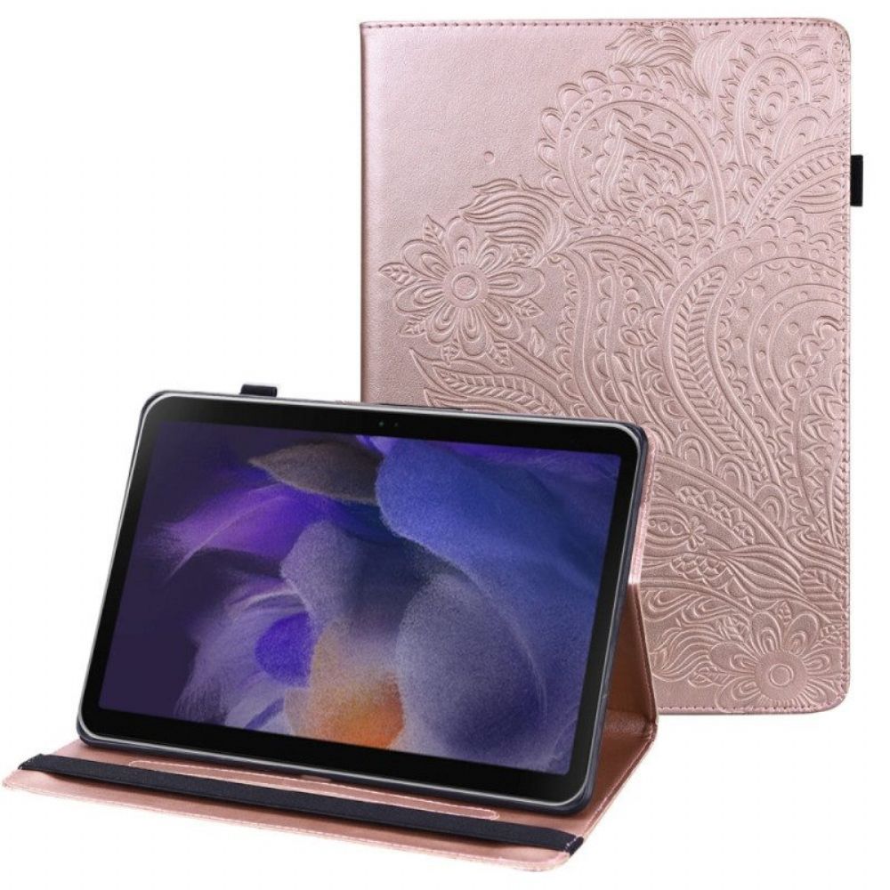 Case Für Samsung Galaxy Tab A8 (2024) Stilisierte Blume