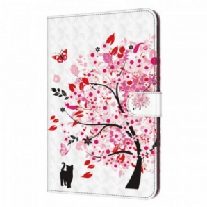 Flip Case Für Samsung Galaxy Tab A8 (2024) Baum Und Katze