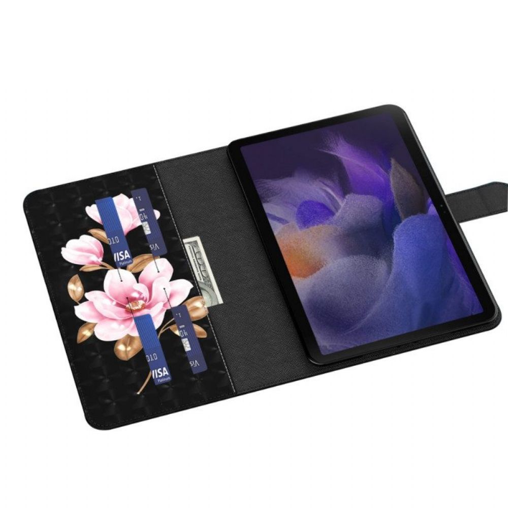 Flip Case Für Samsung Galaxy Tab A8 (2024) Baumblüten Aus Kunstleder