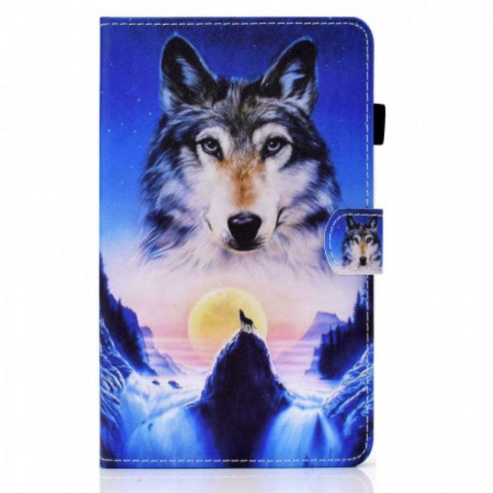 Flip Case Für Samsung Galaxy Tab A8 (2024) Bergwolf