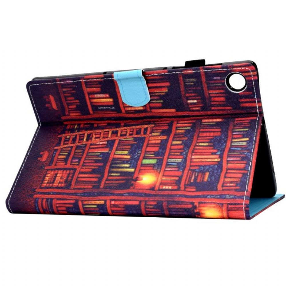 Flip Case Für Samsung Galaxy Tab A8 (2024) Bibliothek