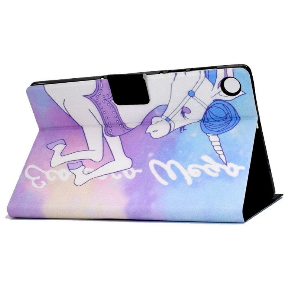 Flip Case Für Samsung Galaxy Tab A8 (2024) Fantasie-einhorn