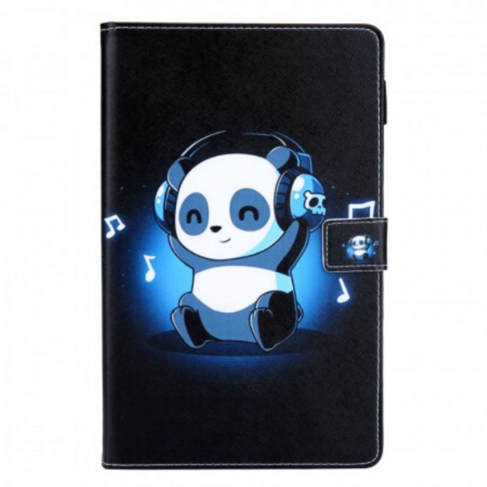 Flip Case Für Samsung Galaxy Tab A8 (2024) Funkiger Panda