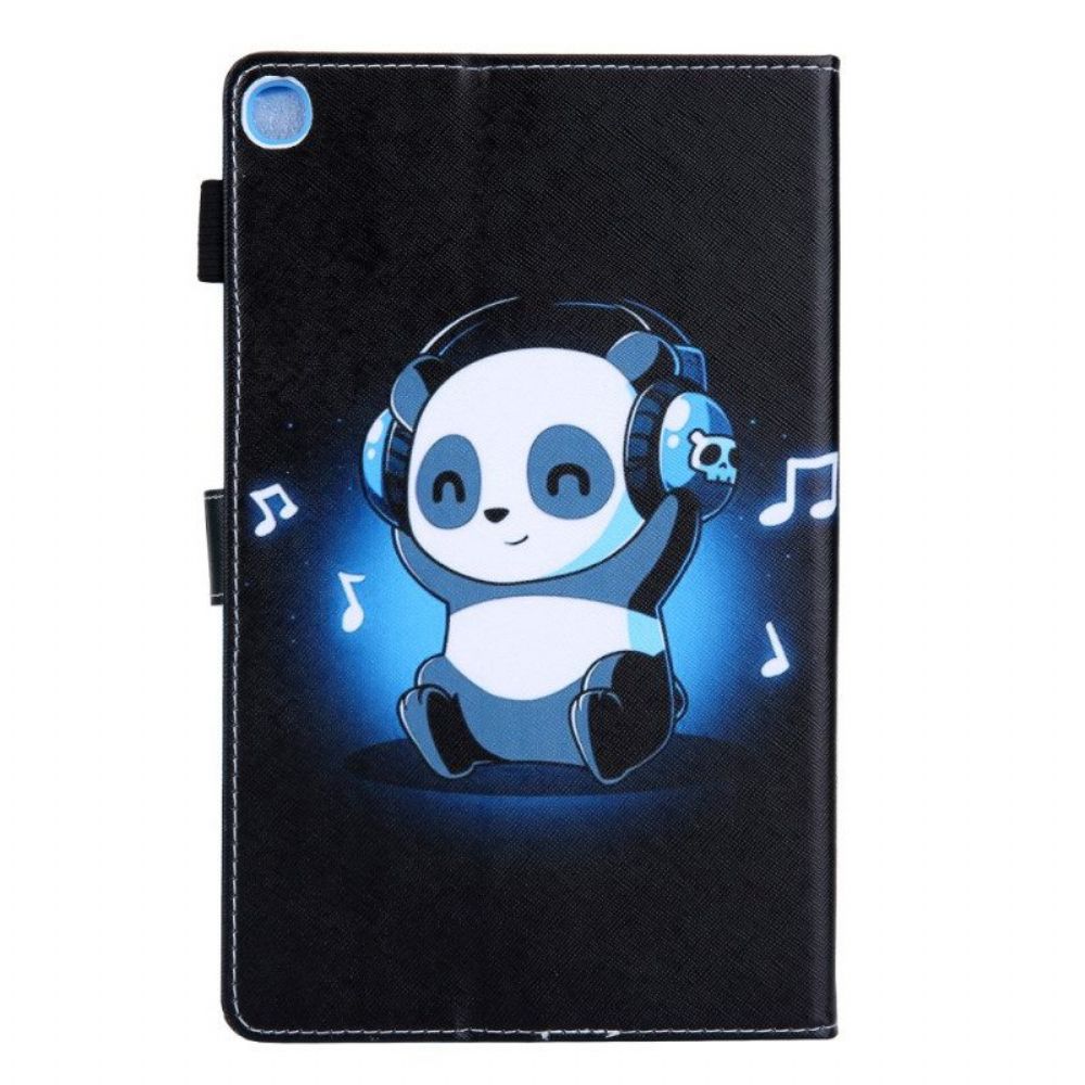 Flip Case Für Samsung Galaxy Tab A8 (2024) Funkiger Panda