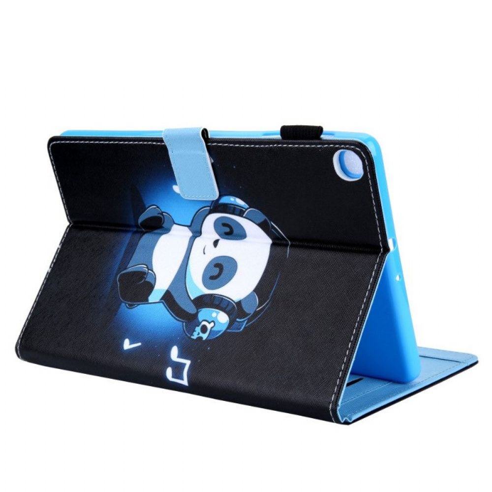 Flip Case Für Samsung Galaxy Tab A8 (2024) Funkiger Panda