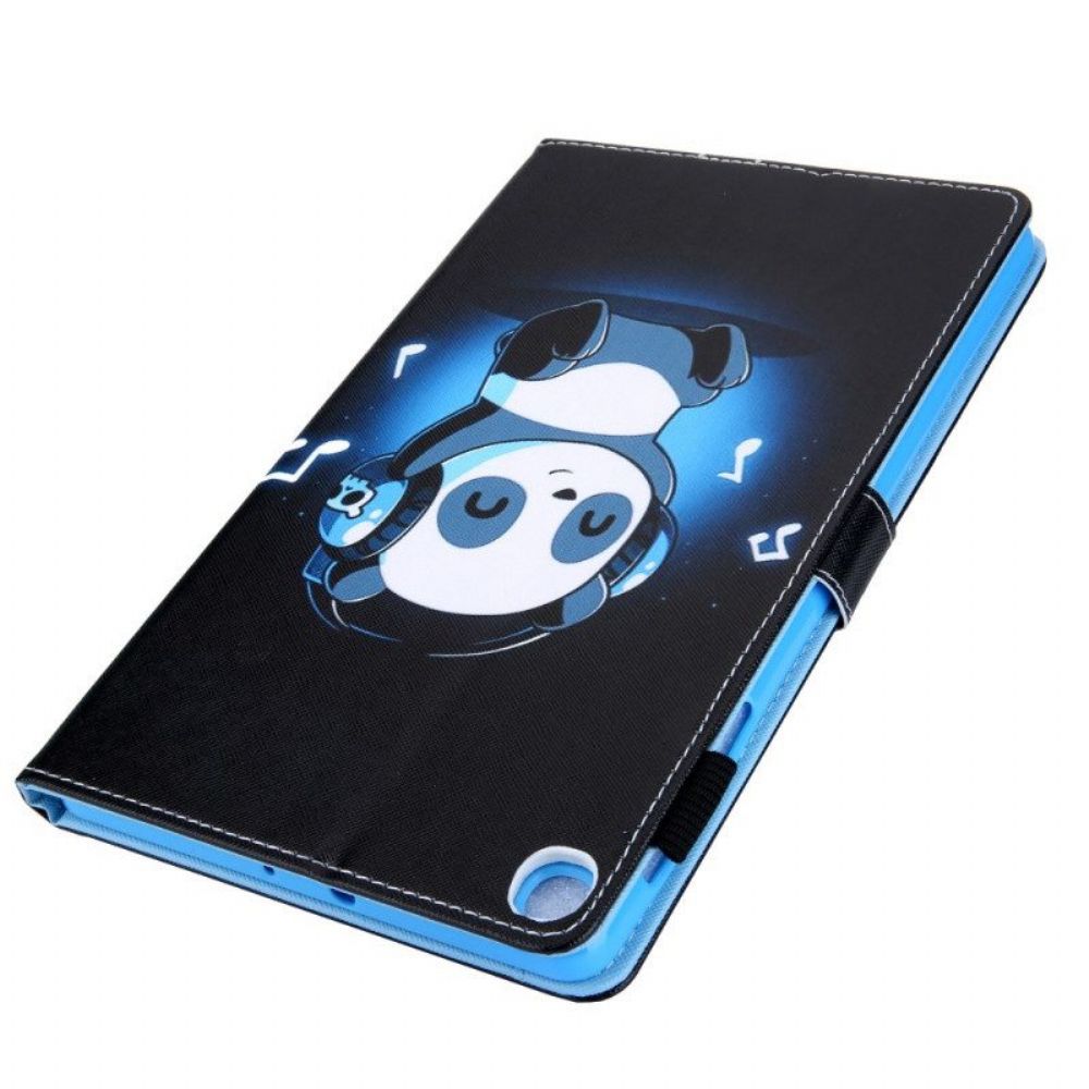 Flip Case Für Samsung Galaxy Tab A8 (2024) Funkiger Panda