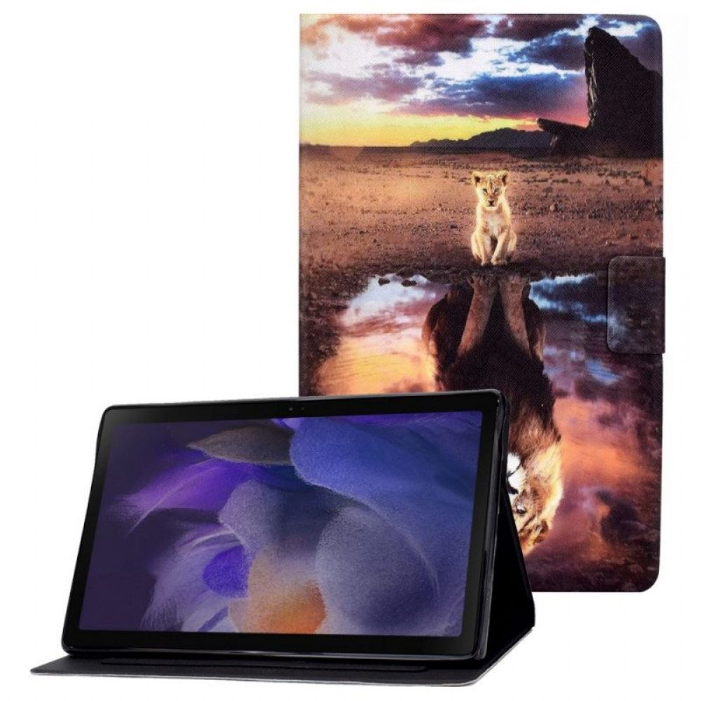 Flip Case Für Samsung Galaxy Tab A8 (2024) Junger Traum