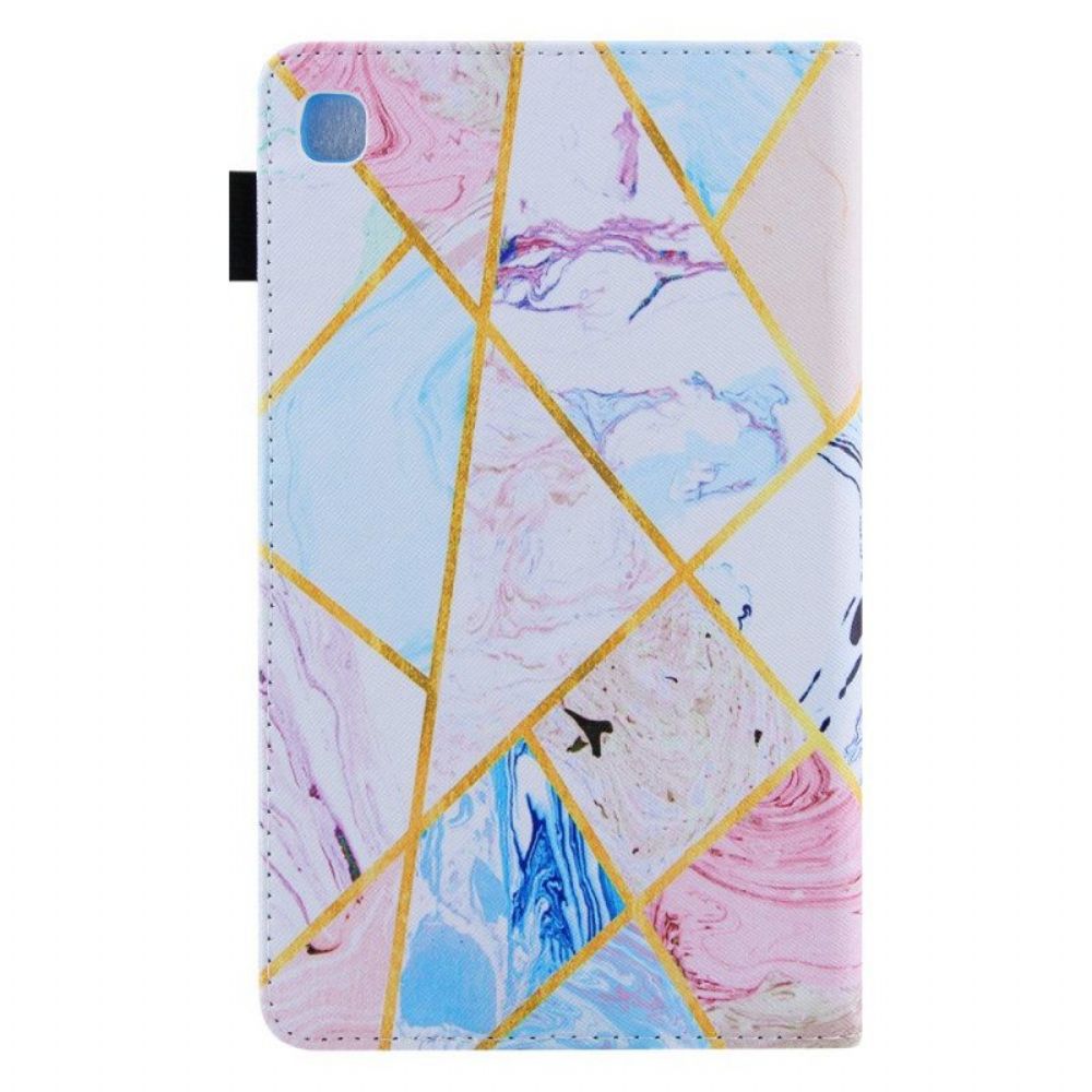 Flip Case Für Samsung Galaxy Tab A8 (2024) Marmoreinfluss