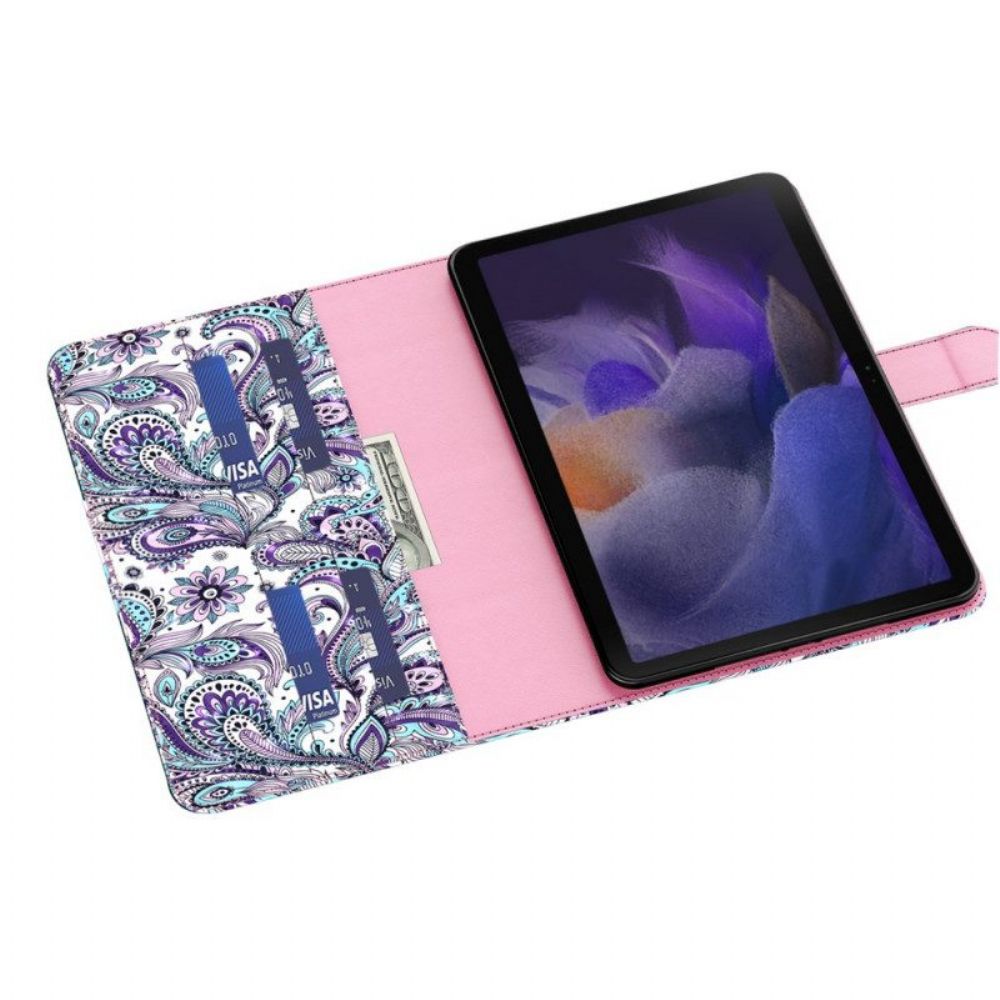 Flip Case Für Samsung Galaxy Tab A8 (2024) Paisley