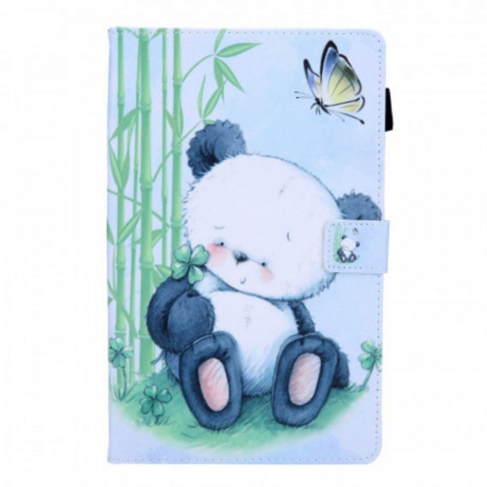 Flip Case Für Samsung Galaxy Tab A8 (2024) Panda In Der Natur