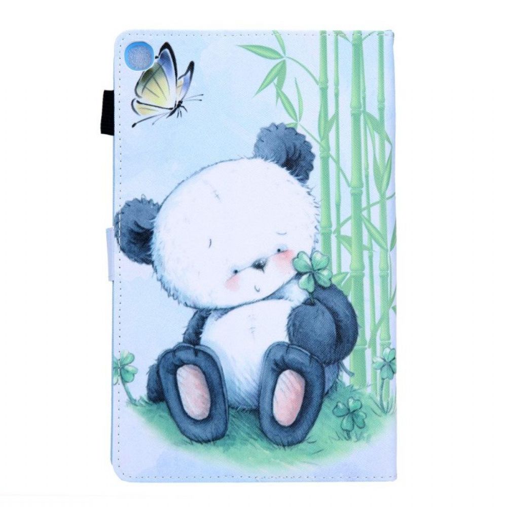 Flip Case Für Samsung Galaxy Tab A8 (2024) Panda In Der Natur