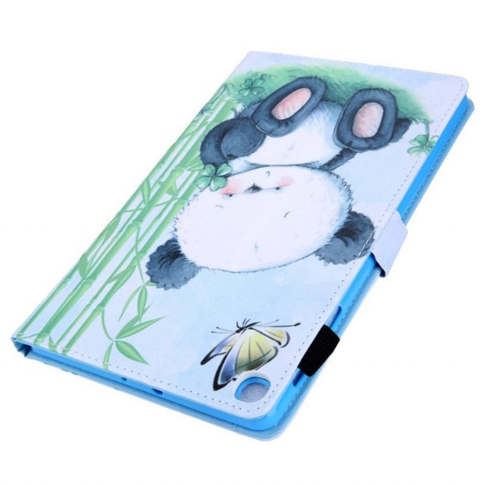 Flip Case Für Samsung Galaxy Tab A8 (2024) Panda In Der Natur