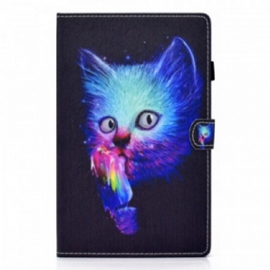 Flip Case Für Samsung Galaxy Tab A8 (2024) Psychokatze