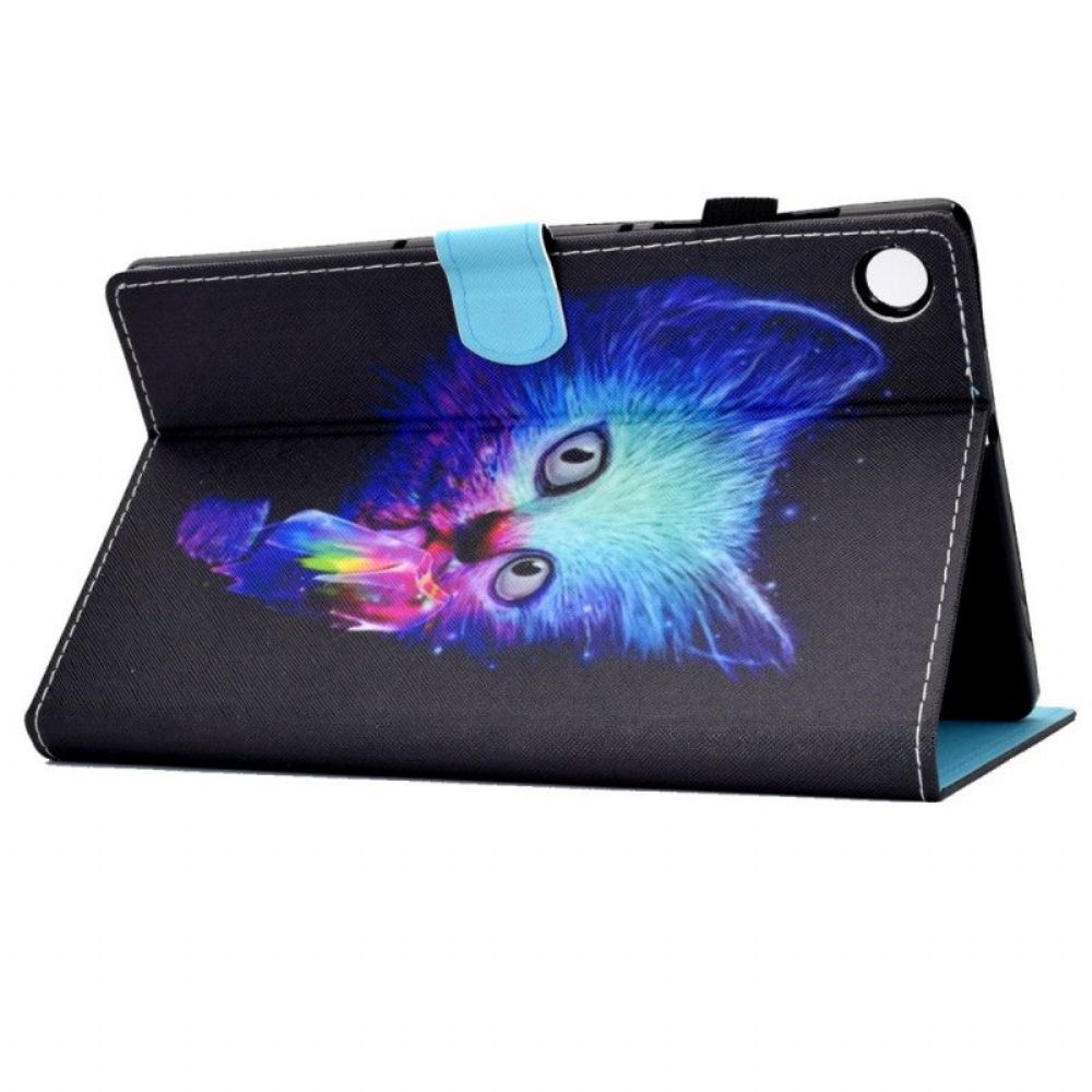 Flip Case Für Samsung Galaxy Tab A8 (2024) Psychokatze