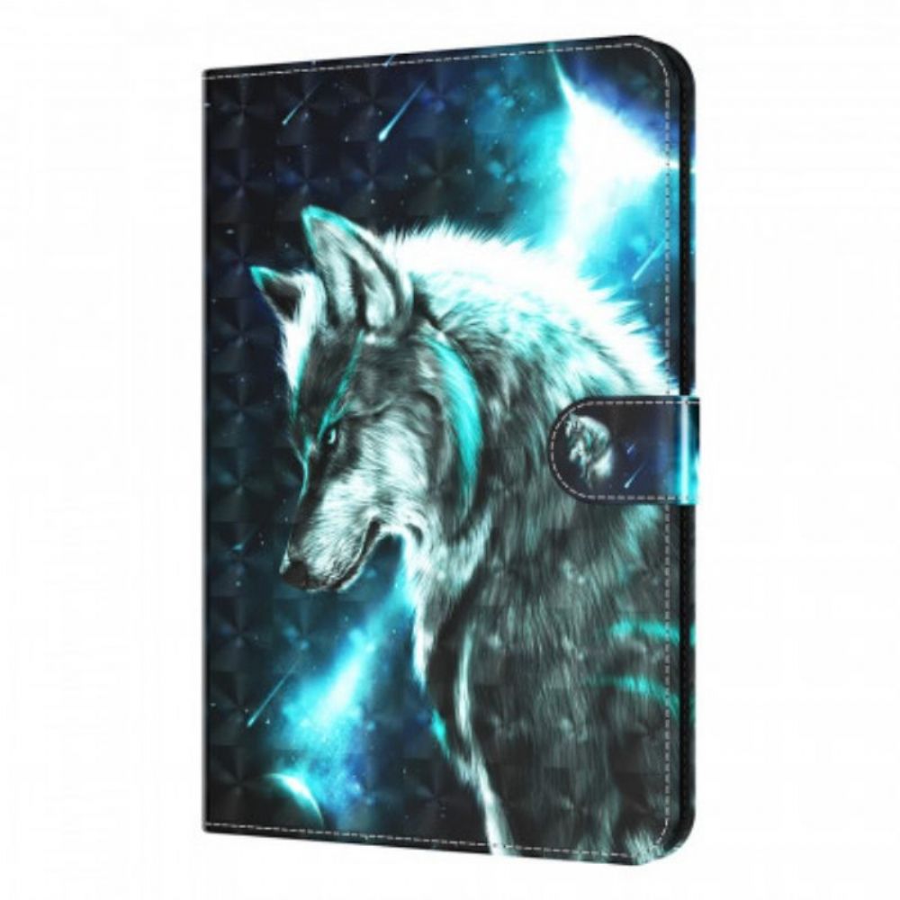 Flip Case Für Samsung Galaxy Tab A8 (2024) Wilder Wolf