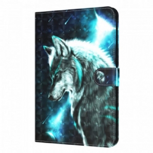 Flip Case Für Samsung Galaxy Tab A8 (2024) Wilder Wolf