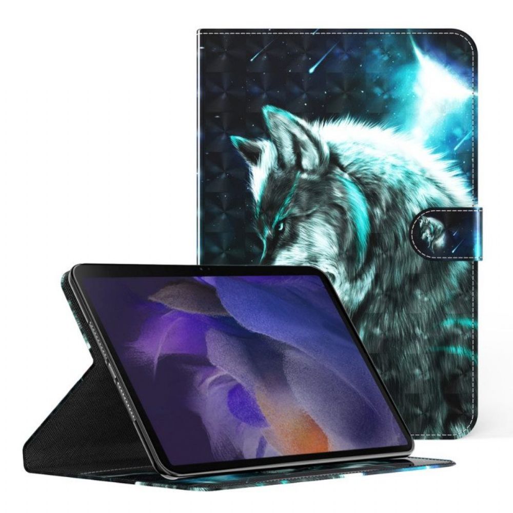 Flip Case Für Samsung Galaxy Tab A8 (2024) Wilder Wolf