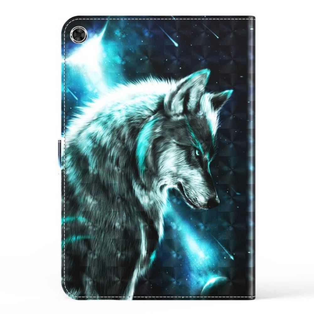 Flip Case Für Samsung Galaxy Tab A8 (2024) Wilder Wolf