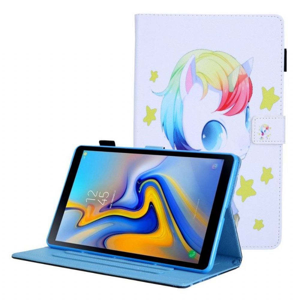 Lederhüllen Für Samsung Galaxy Tab A8 (2024) Einhorn