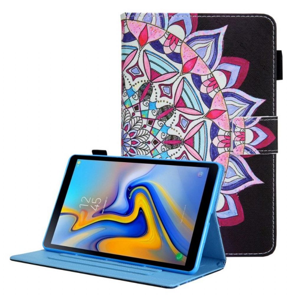 Lederhüllen Für Samsung Galaxy Tab A8 (2024) Grafisches Mandala