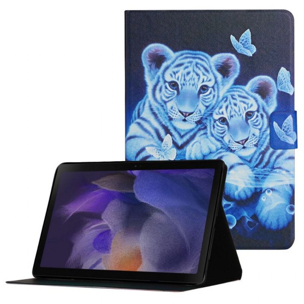 Lederhüllen Für Samsung Galaxy Tab A8 (2024) Tiger