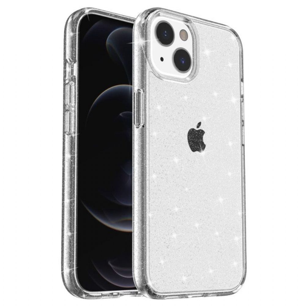 Hülle Für iPhone 15 Plus Transparenter Glitzer