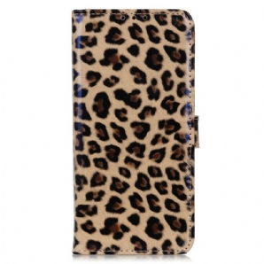 Flip Case Für iPhone 13 Pro Max Einzelner Leopard