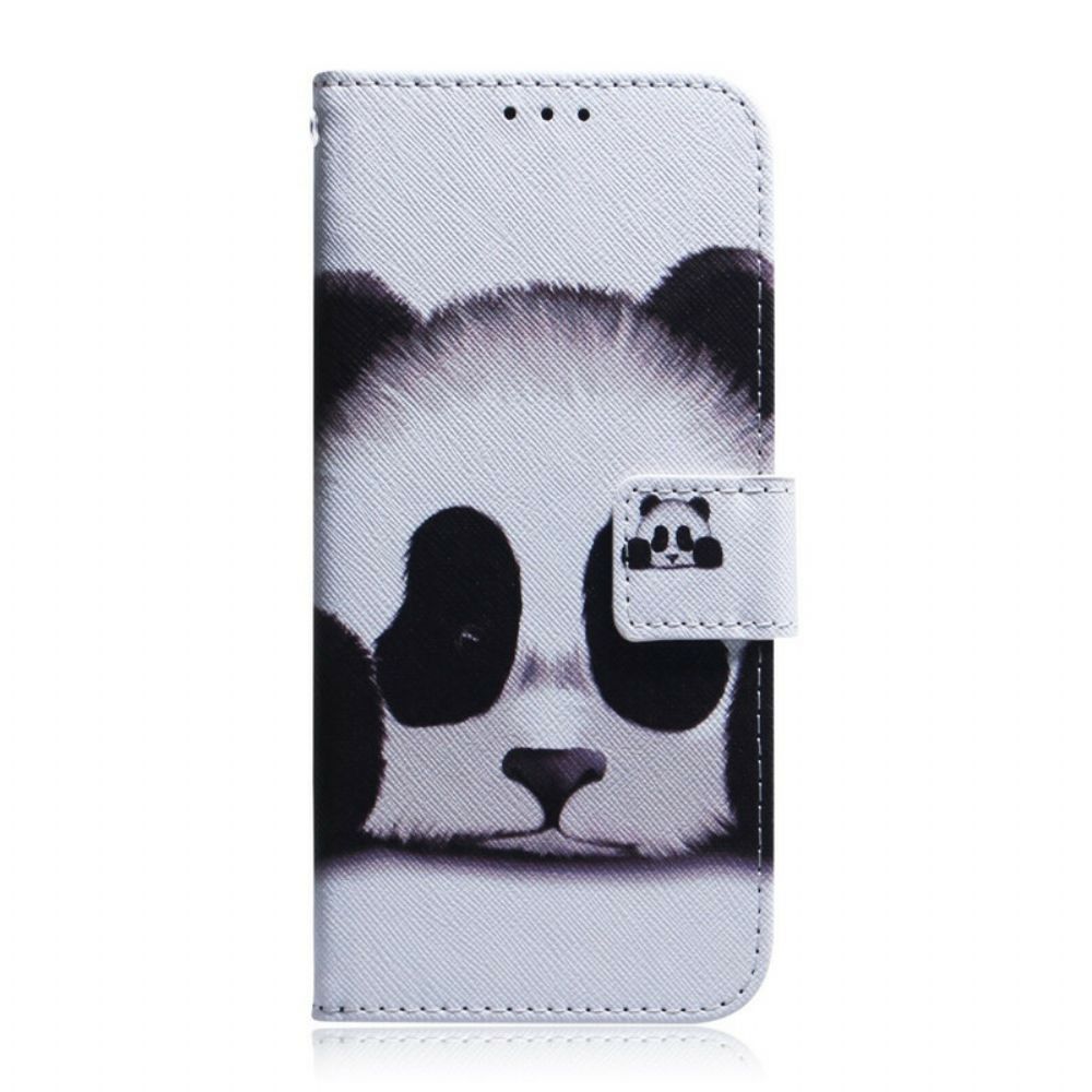 Flip Case Für iPhone 13 Pro Max Pandagesicht