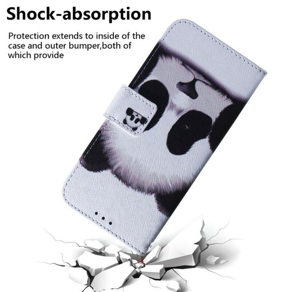 Flip Case Für iPhone 13 Pro Max Pandagesicht