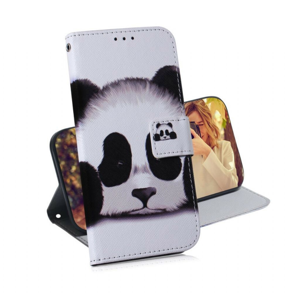 Flip Case Für iPhone 13 Pro Max Pandagesicht