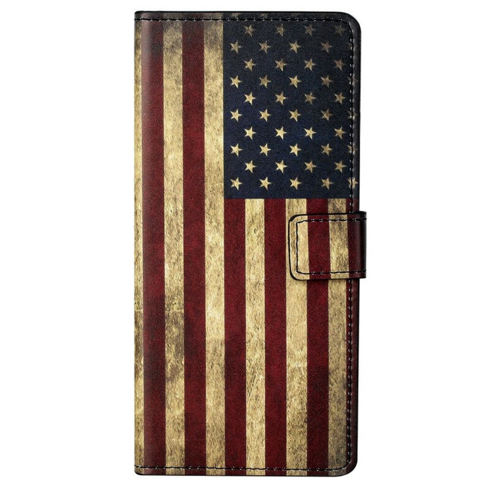 Flip Case Für iPhone 13 Pro Max Us-flagge