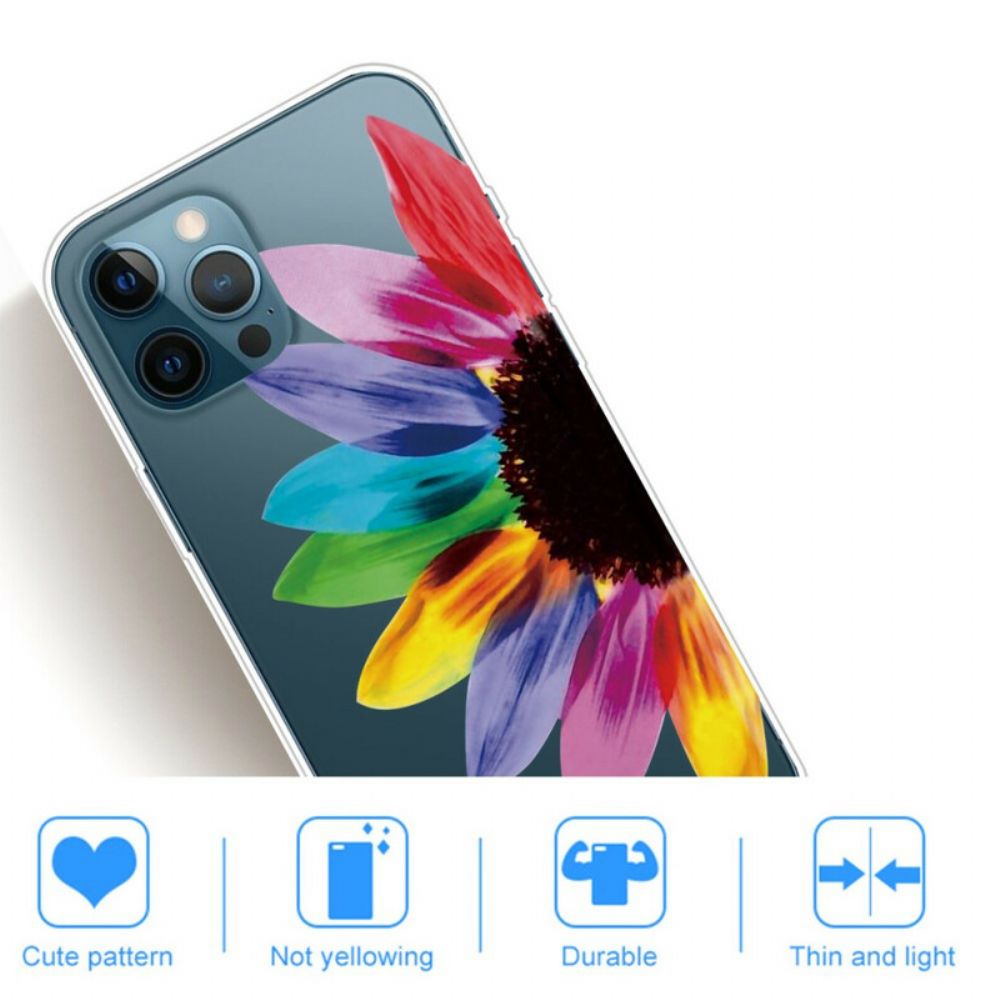 Handyhülle Für iPhone 13 Pro Max Bunte Blume