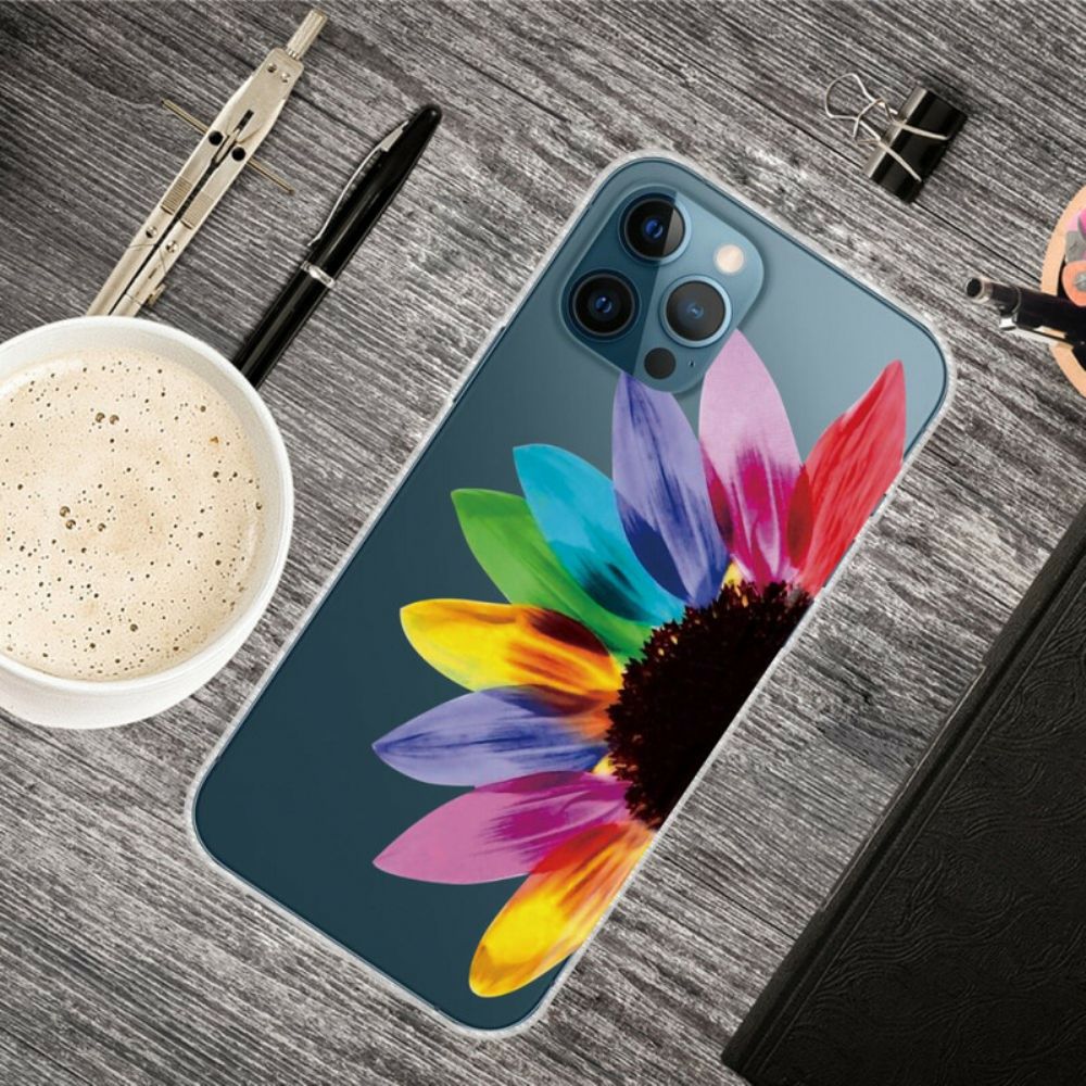 Handyhülle Für iPhone 13 Pro Max Bunte Blume