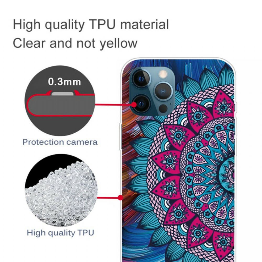 Handyhülle Für iPhone 13 Pro Max Buntes Mandala