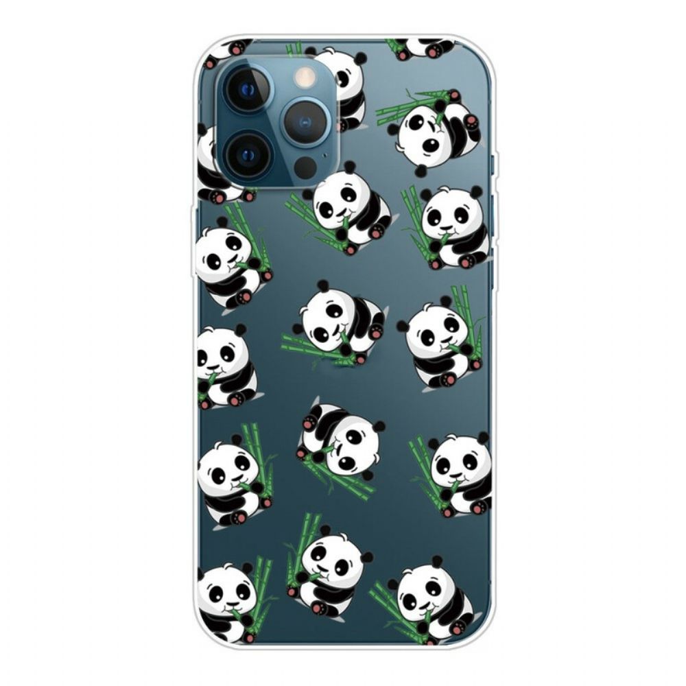 Handyhülle Für iPhone 13 Pro Max Kleine Pandas