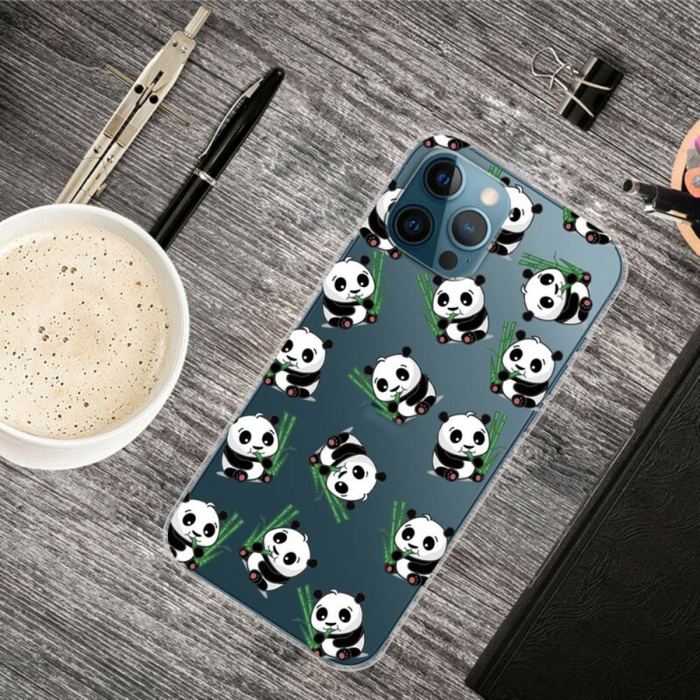 Handyhülle Für iPhone 13 Pro Max Kleine Pandas