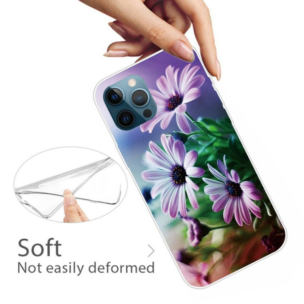 Handyhülle Für iPhone 13 Pro Max Realistische Blumen