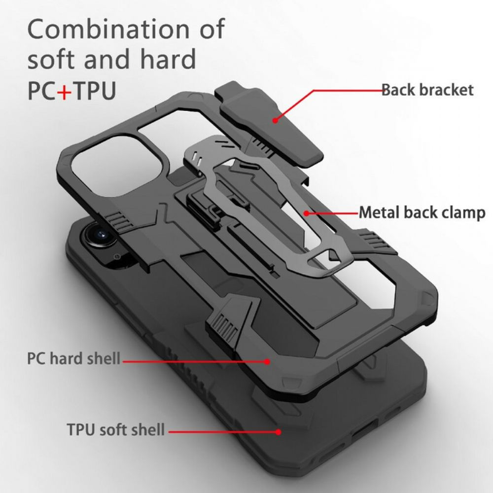 Handyhülle Für iPhone 13 Pro Max Roboter Mit Gürtelclip